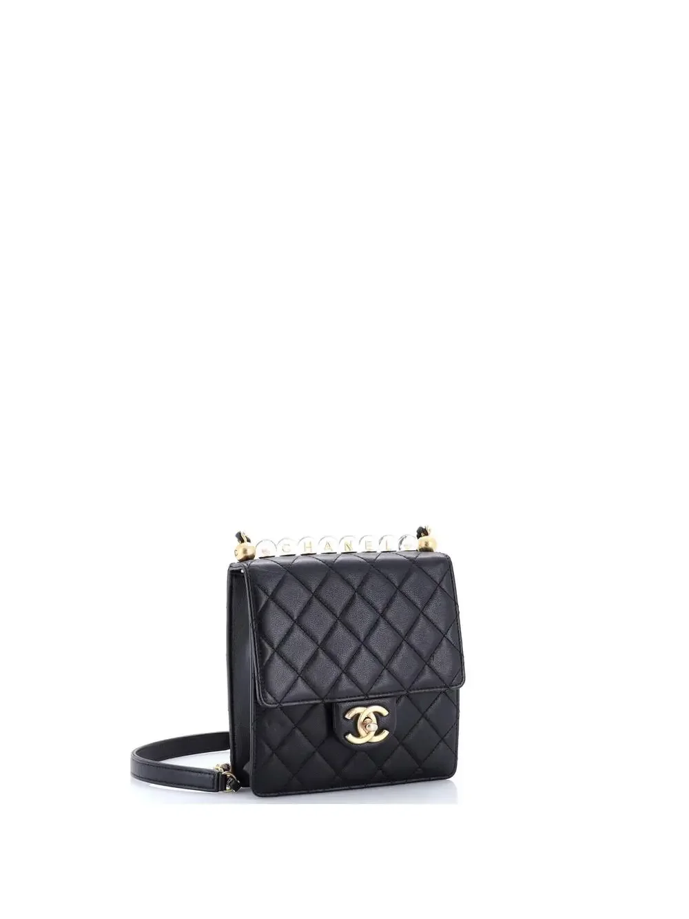 Chanel Chic Pearls Flap Bag Quilted #240080C31B
